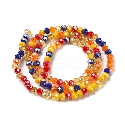 Glass Beads Strands EGLA-A034-M4mm-47-1