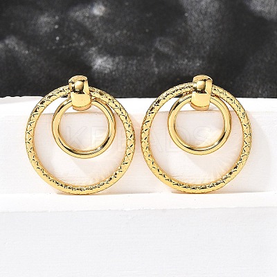 201 Stainless Steel Earrings EJEW-Q026-02G-B-1