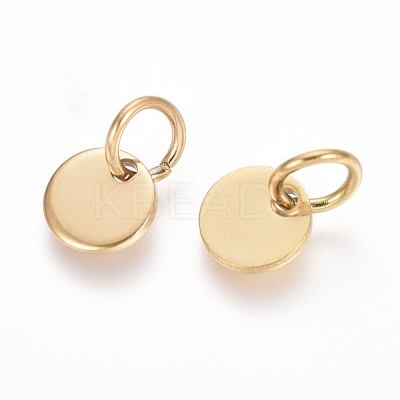 Ion Plating(IP) 304 Stainless Steel Charms STAS-I124-01A-G-1