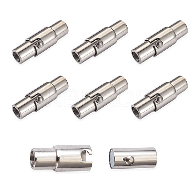 Smooth 304 Stainless Steel Magnetic Screw Clasps STAS-PJ0001-09P-1