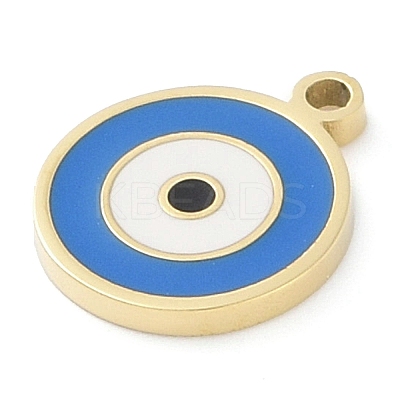 Ion Plating(IP) 304 Stainless Steel Enamel Charms X-STAS-P366-48G-1