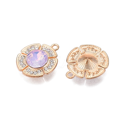 Alloy Glass Pendants PALLOY-N176-72KCG-02-1