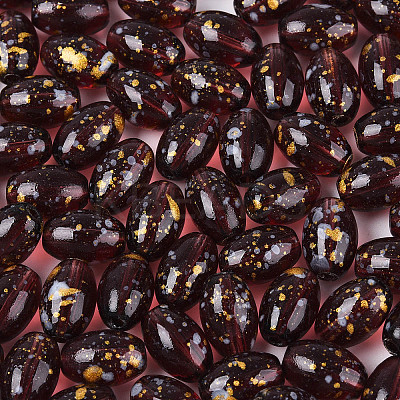 Oval Glass Seed Beads SEED-T009-02J-1