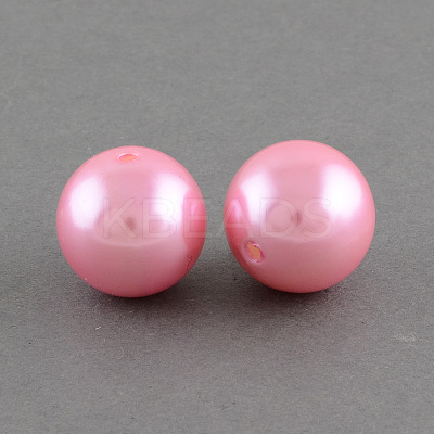 ABS Plastic Imitation Pearl Round Beads SACR-S074-10mm-A75-1