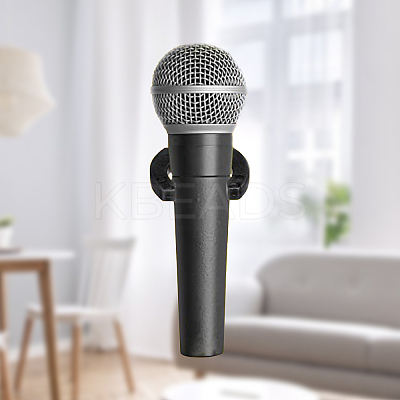 5 Sets 5 Colors Silicone Wall Mounted Rack for Handheld Wireless Microphone AJEW-CA0003-52-1