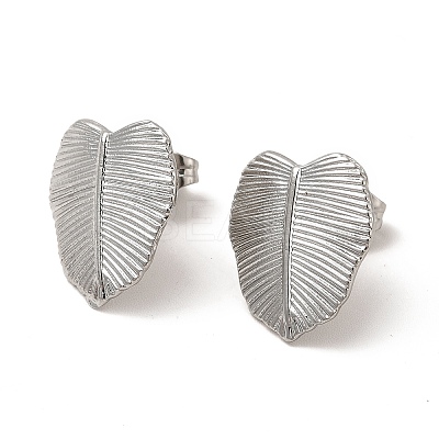 Non-Tarnish 304 Stainless Steel Stud Earrings for Women EJEW-I281-37P-1
