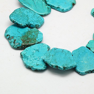 Nuggets Natural Magnesite Beads Strands G-N0132-27-1