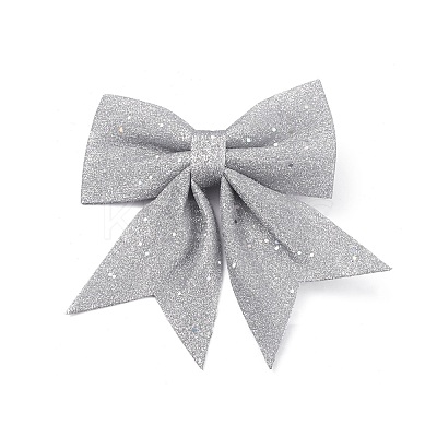 Glitter Cloth Bowknot Pendant Decoration DIY-I112-01F-1