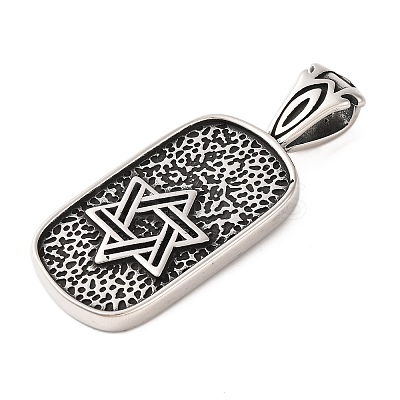 316 Surgical Stainless Steel Big Pendants STAS-Z073-56AS-01-1