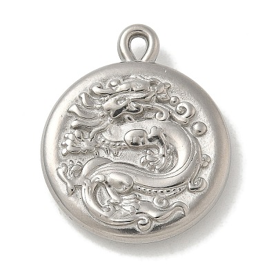 304 Stainless Steel Pendants STAS-Q334-38P-1