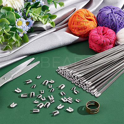 150Pcs 3 Style 304 Stainless Steel Tips Covers for Spiral Bone FIND-PH0006-91-1