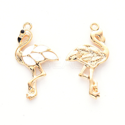 Alloy Enamel Pendants ENAM-R059-04A-RS-1