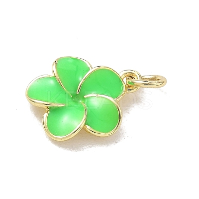 Brass Enamel Pendants KK-CBA3F25-07G-02-1