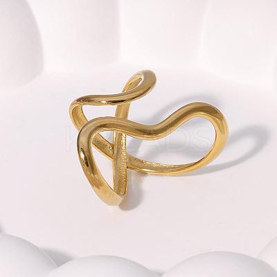 Zinc Alloy Adjustable Open Cuff Rings for Women FS-WGC55D1-01-1