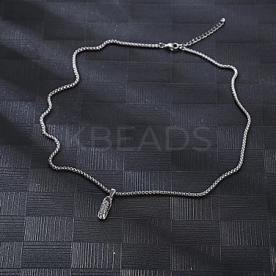 Non-Tarnish 304 Stainless Steel Pendant Necklaces for Women GL4256-1-1