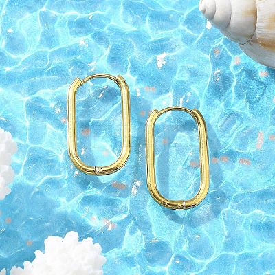 Ion Plating(IP) 304 Stainless Steel Hoop Earrings for Women EJEW-U035-12G-02-1