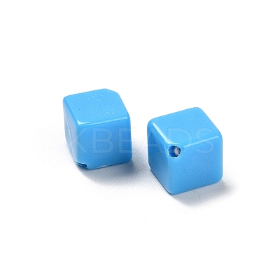 Opaque Acrylic Beads SACR-Z010-01B-1
