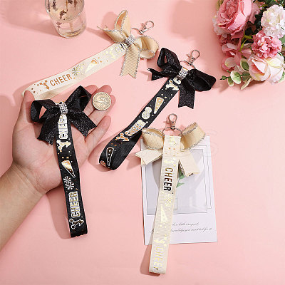 4Pcs 2 Colors Cloth Bowknot Pendant Decoration FIND-CA0010-24B-1