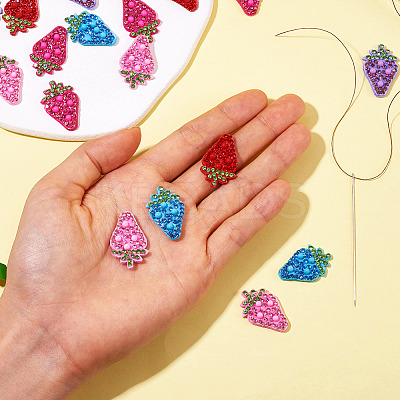 20Pcs 5 Colors Rhinestone Patches PATC-TA0001-07B-1