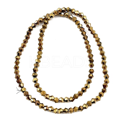 Transparent Electroplate Glass Beads Strands EGLA-A039-T3mm-UA11-1