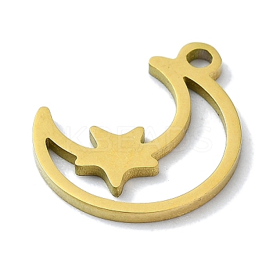 304 Stainless Steel Charms STAS-C097-23G-1