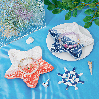 Ceramic Jewelry Plates AJEW-WH0455-016A-01-1