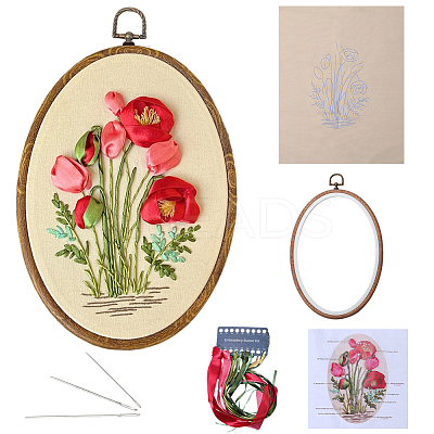 DIY Embroidery Beginner Kits DIY-WH20063-006C-1