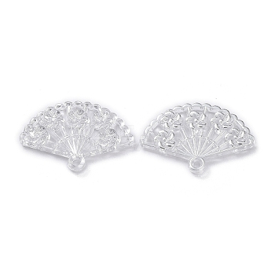 Transparent Acrylic Pendants TACR-A004-07A-02-1