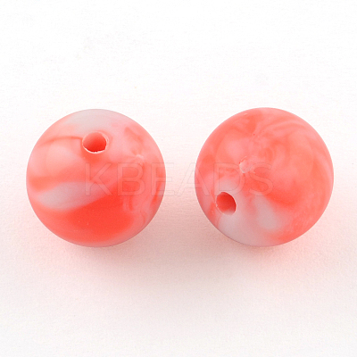 Opaque Acrylic Beads SACR-R853-8mm-208-1
