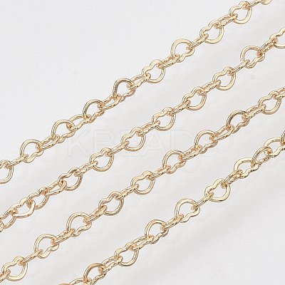 Soldered Brass Heart Chains X-CHC-T008-03LG-1