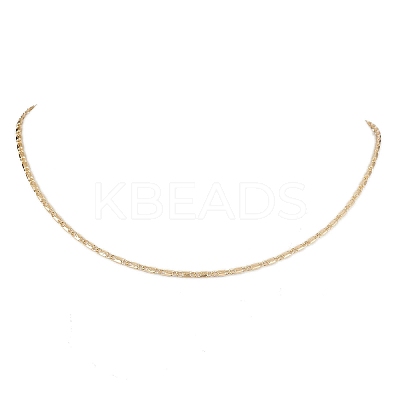 Brass Twisted Link Chain Necklaces NJEW-JN04866-1