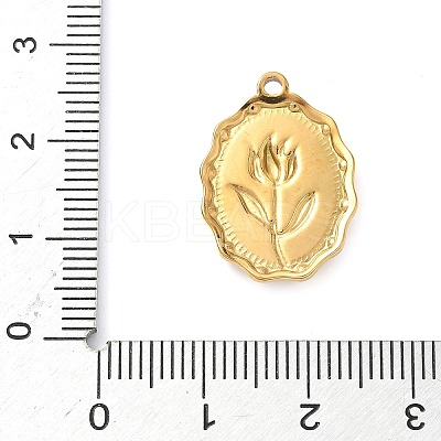 304 Stainless Steel Enamel Pendants STAS-H483-42G-01-1
