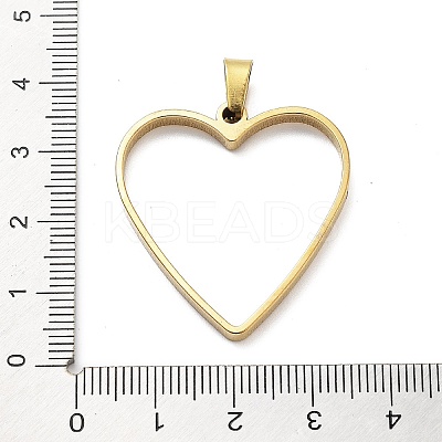 304 Stainless Steel Open Back Bezel Pendants LS-STAS-Z091-05G-09-1