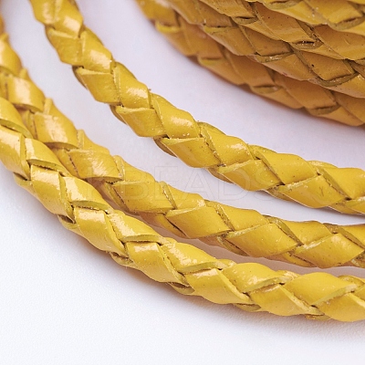 Round Braided Cowhide Cords WL-L009-01Z-1