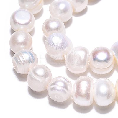 Natural Cultured Freshwater Pearl Beads Strands X1-PEAR-N013-08G-1