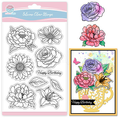 Custom PVC Plastic Clear Stamps DIY-WH0448-0795-1