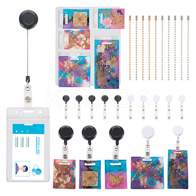 DIY ID Card Badge Holder Making Kit DIY-TA0004-85-1
