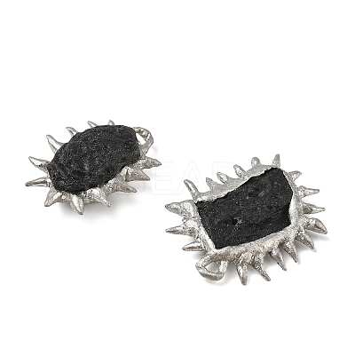 Natural Tektite Pendants GG-CBA86DE-01P-1