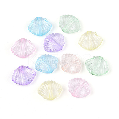 Transparent Plastic Beads X-KY-N025-04-1