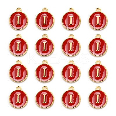 Golden Plated Alloy Enamel Charms LS-ENAM-S118-03I-1