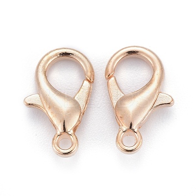 Zinc Alloy Lobster Claw Clasps E102-KCG-1