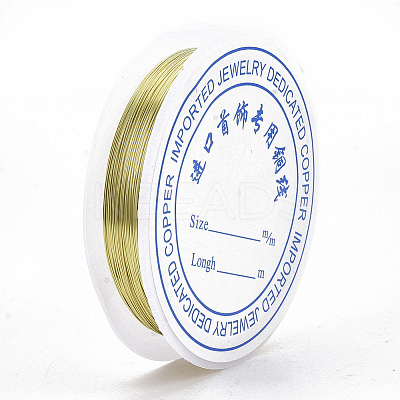 Round Copper Jewelry Wire CWIR-S002-0.6mm-02-1