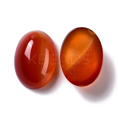 Oval Natural Carnelian Cabochons LS-G-K020-20x15mm-05-1