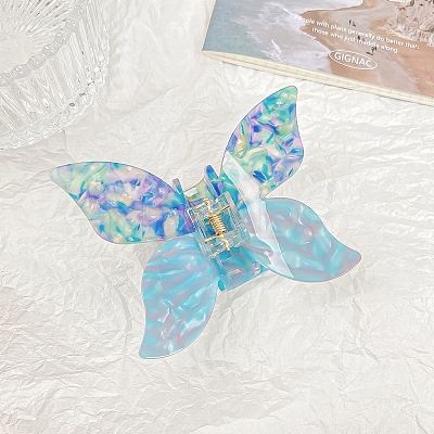 Butterfly Cellulose Acetate Large Claw Hair Clips PW-WG30705-05-1