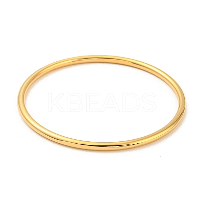7Pcs Ion Plating(IP) 304 Stainless Steel Polishing Plain Bangles Kit BJEW-G695-01G-1