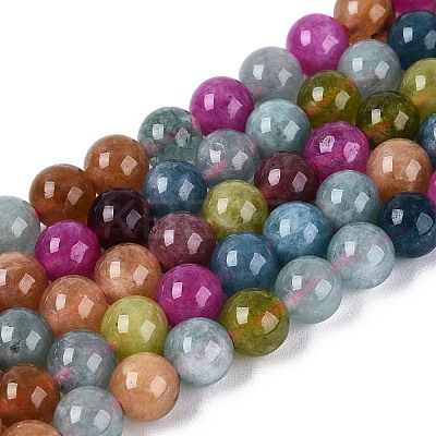 Natural Quartz Beads Strands G-N363-6mm-06-1