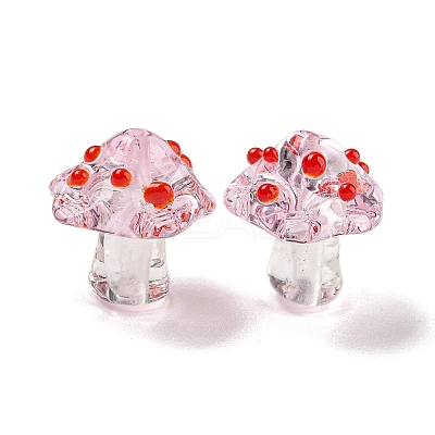 Handmade Bumpy Lampwork Beads LAMP-S067-01F-1