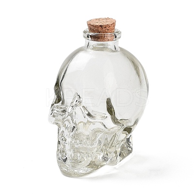 Skull Glass Wine Bottle BOTT-PW0011-66A-1