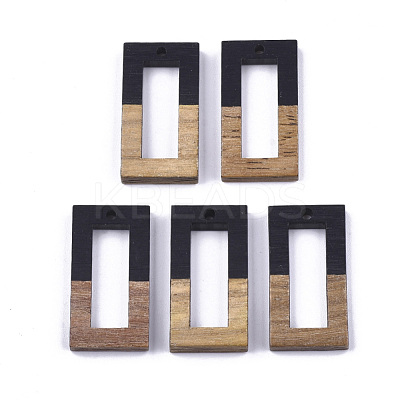 Resin & Walnut Wood Pendants RESI-S358-10D-1