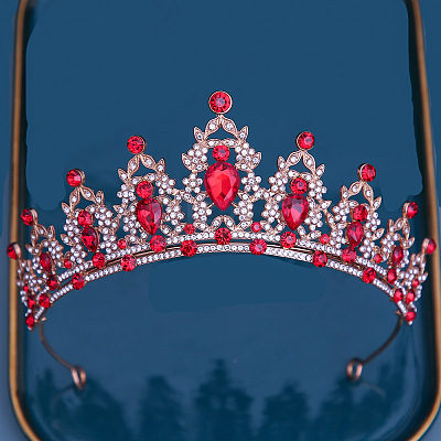 Bride Crown European Wedding Dress Headpiece Birthday Adult Gift Crystal Crown Hair Accessory ST6581093-1